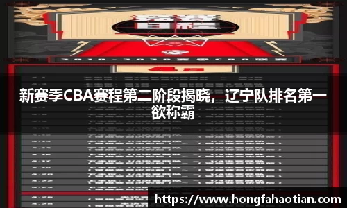 新赛季CBA赛程第二阶段揭晓，辽宁队排名第一欲称霸